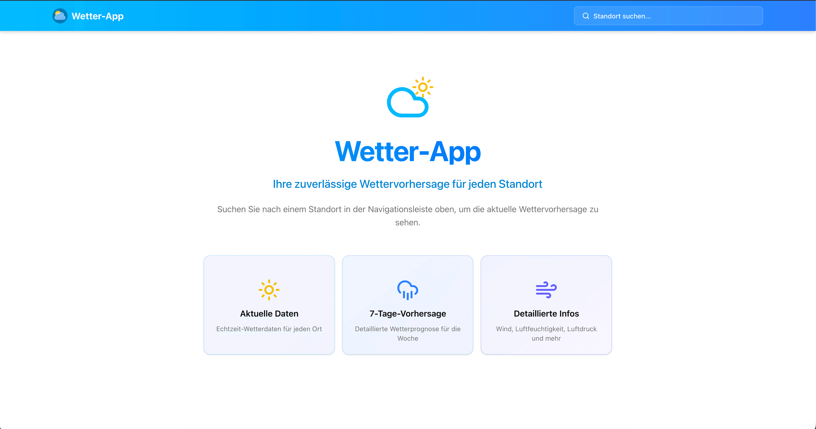 Wetter-Projekt